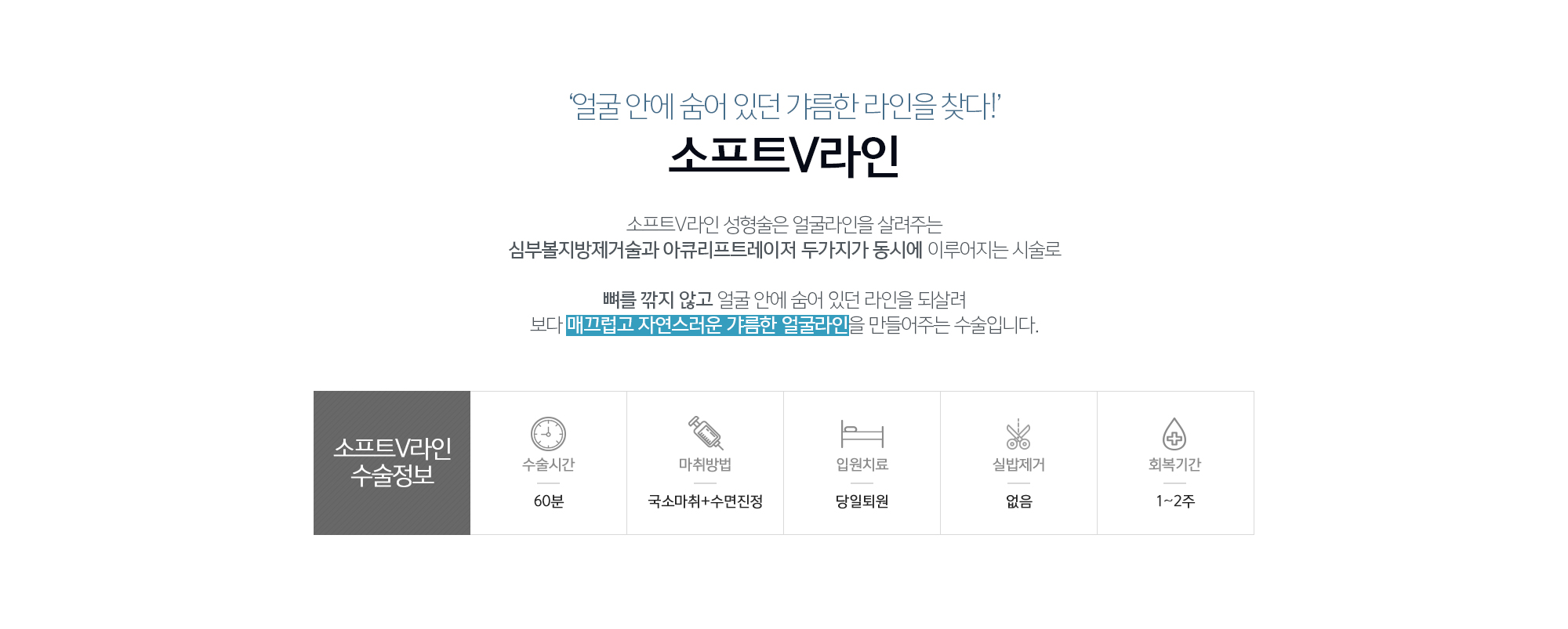 김형진베이직의 소프트V라인